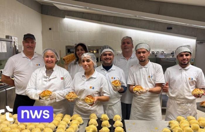 Antwerp students bake 1,400 apple dumplings and sausage loaves for Lost Monday: “An all-nighter is fun”