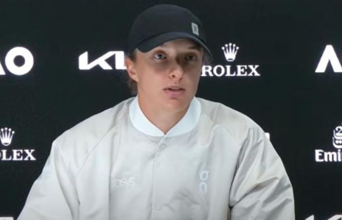 Tennis. Australian Open – Iga Swiatek: “Not the easiest surface for me…”