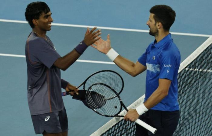 Djokovic survives scare to join Alcaraz, Sinner in Aus Open round 2