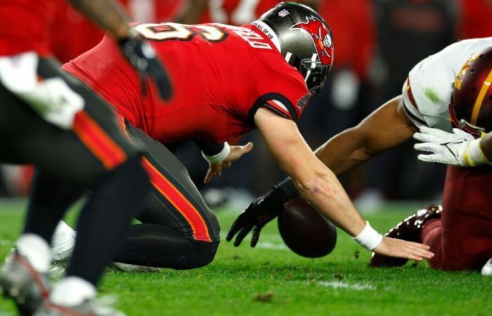 Baker Mayfield takes blame for costly fumble as Bucs’ season ends