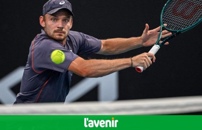 Defeated sharply in 3 sets, David Goffin is eliminated in the 1st round of the Australian Open