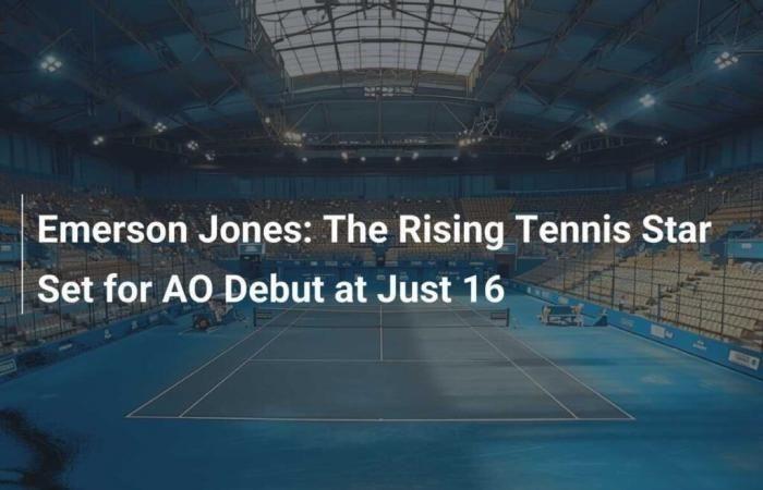 Young tennis star set to make Australian Open debut at just 16