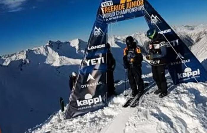 Freeride. Noah Peizerat, Aurélie Martin and Kea Chrétien junior world champions in Austria