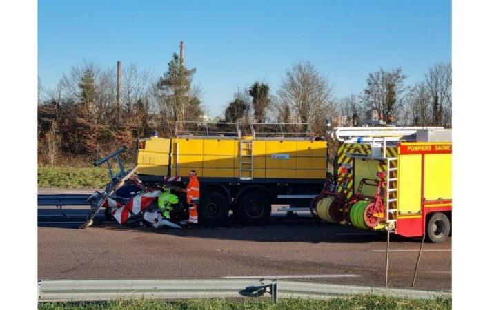 disrupted traffic in the south of the Côte-d’Or