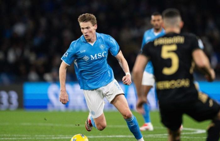 Napoli’s Antonio Conte praises Scott McTominay and Romelu Lukaku for their form