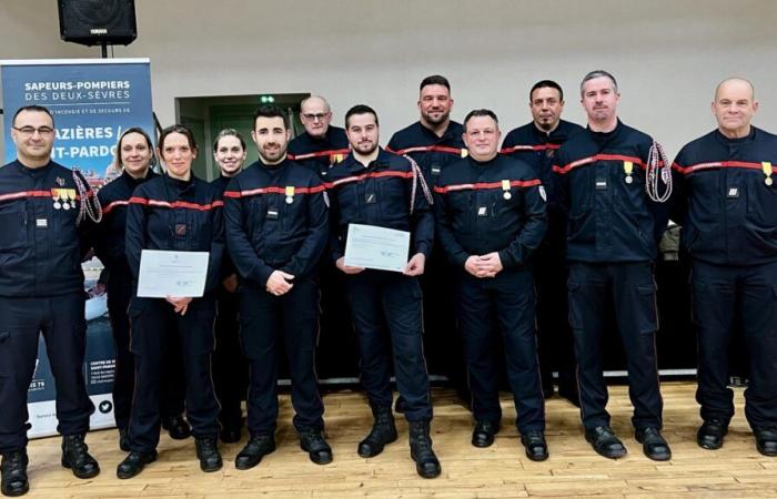 the results of the year for the firefighters of Mazières-en-Gâtine