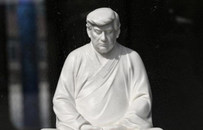 In China, astonishing statues of Donald Trump as Buddha cause a sensation