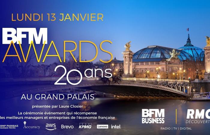 Follow the twentieth edition of the BFM Awards live from the Grand Palais