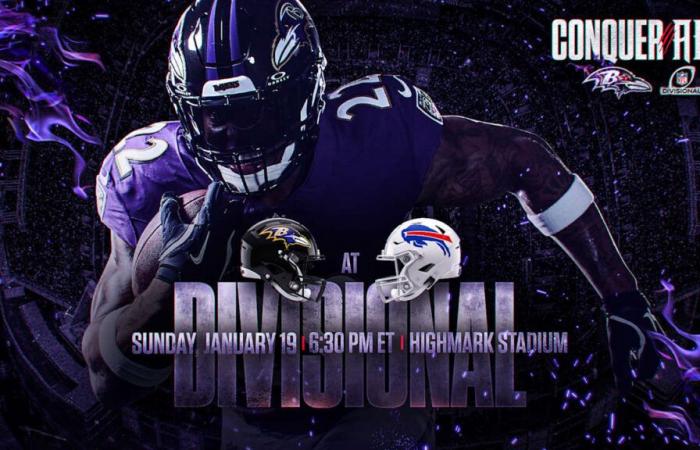 Ravens Face Bills on Sunday Night in Divisional Playoffs