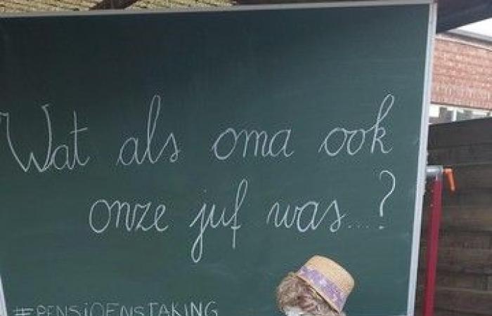 No strike, but action at Triangel primary school: “Teaching is the best and most important job, hope the politicians realize that” (Wuustwezel)