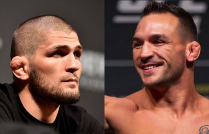 Khabib supported by Michael Chandler