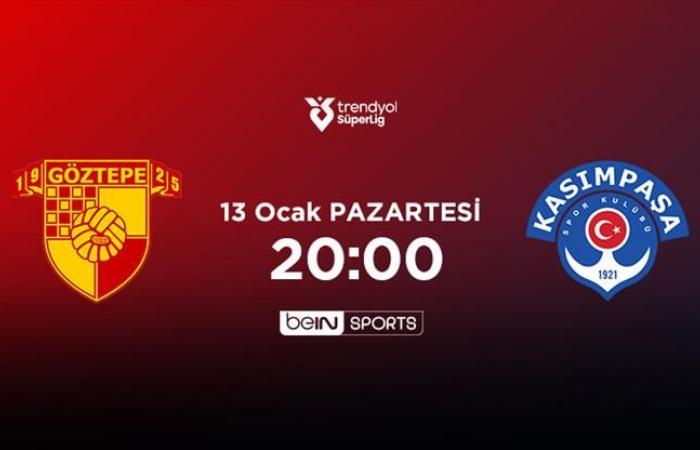 When is the Göztepe Kasımpaşa match, at what time and on which channel? | beIN SPORTS Türkiye