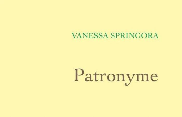 What books to read this week? Our selection, with “Patronym” by Vanessa Springora