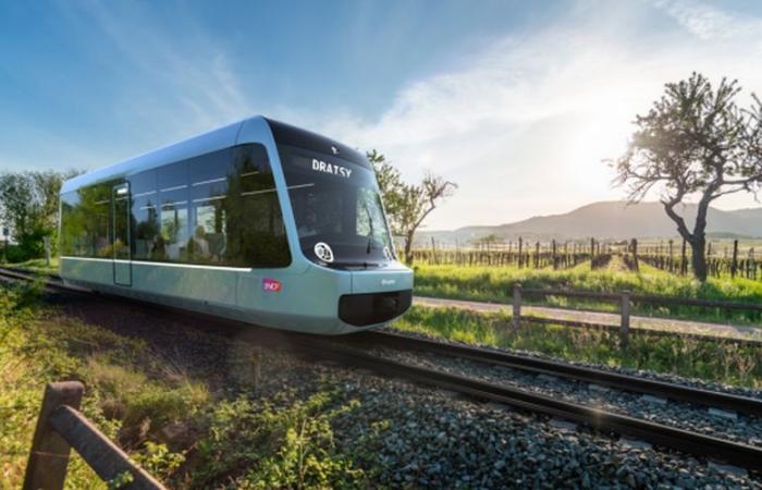 The Sud Aveyron Express collective is banking on Draisy, a 100% battery-powered train, to revitalize local rail