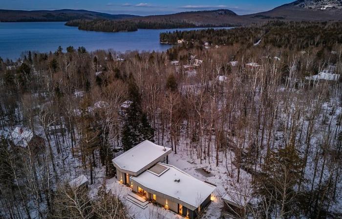 A design masterpiece surrounded by nature created by the firm MUUK Architecture for sale for $1,999,000 in Eastman