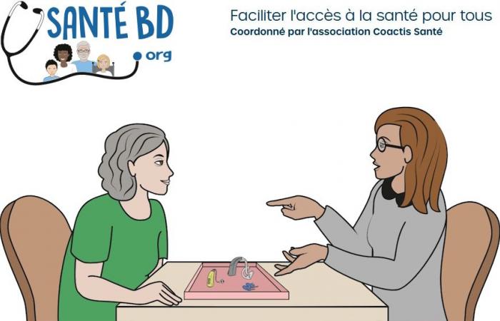 A customizable comic book on hearing aids (Coactis Santé)