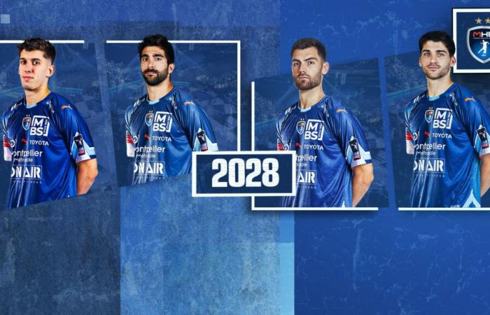 Four talented reinforcements join Montpellier Handball