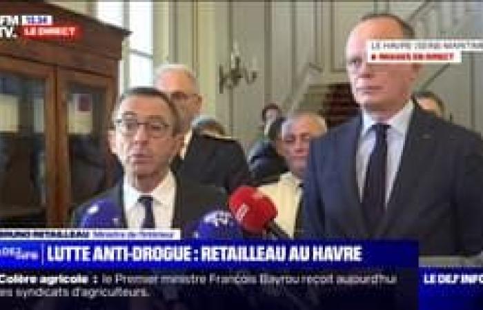 Édouard Philippe, mayor of Le Havre, reacts to the disruption of the pension financing system