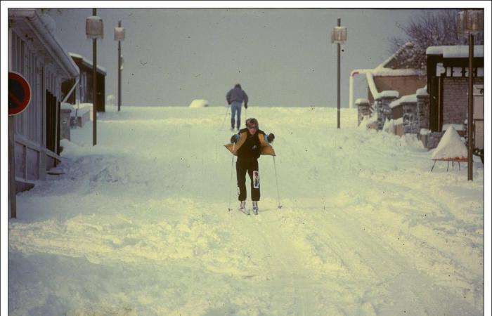 in January 1985, a historic cold spell in the Landes, with temperatures reaching -21.7°C