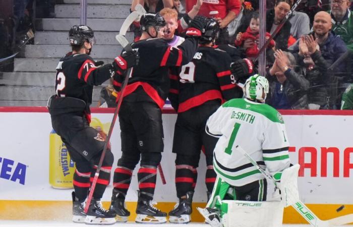 NHL: Dallas Stars beaten 3-2 by Ottawa Senators