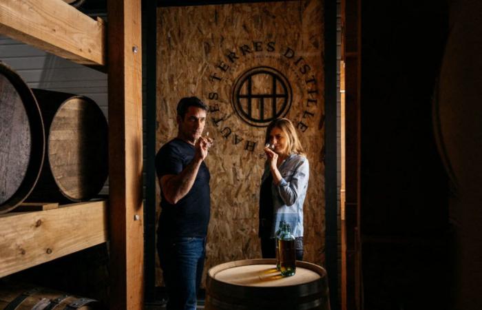 This couple decided to produce a whiskey made in Cantal