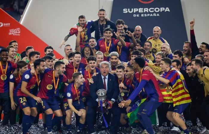 FC Barcelona | Joan Laporta's message after winning the Spanish Super Cup