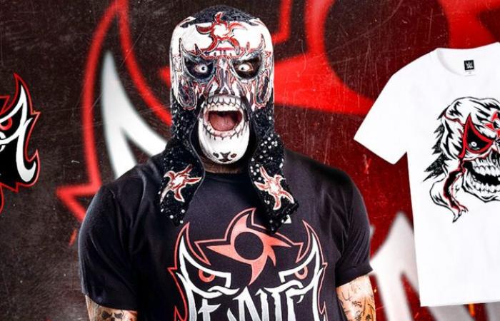 Penta promotional items already put on sale by WWE