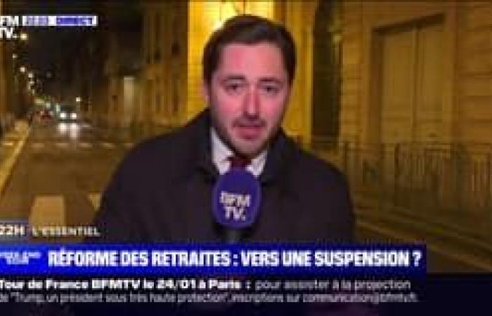 Édouard Philippe, mayor of Le Havre, reacts to the disruption of the pension financing system