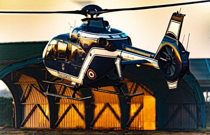 when the Gendarmerie helicopters took off from Yvelines to track down terrorists