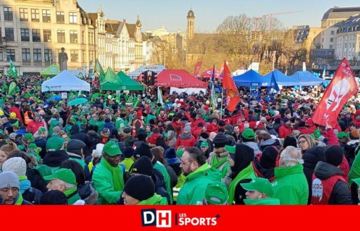 LIVE – National strike: thousands of demonstrators in the streets of Brussels, no flights will take off from Charleroi airport