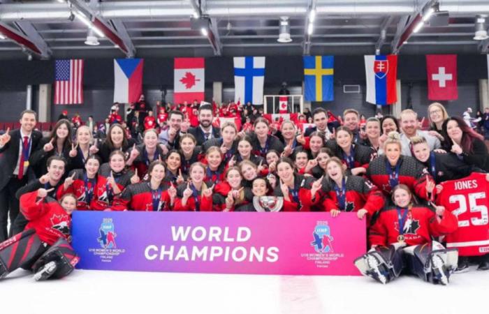 ️ U18 WOMEN’S WORLD – Now world champion, Canada ties at seven everywhere – Planète Hockey