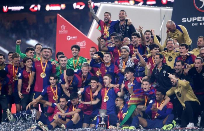 Barcelona board ecstatic after Super Cup win – ‘Without the expulsion we’d score 8’