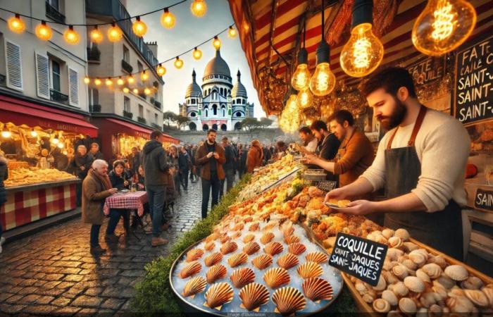 Scallop and Saint Vincent Festival 2025 in Montmartre