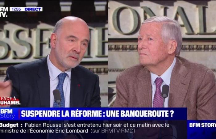 Facing Duhamel: Pierre Moscovici – Suspending pension reform: bankruptcy?