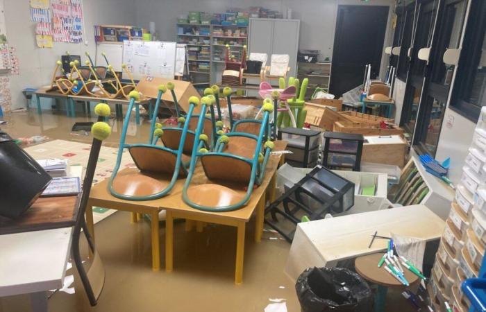 Victim of floods, this school launches an appeal for donations