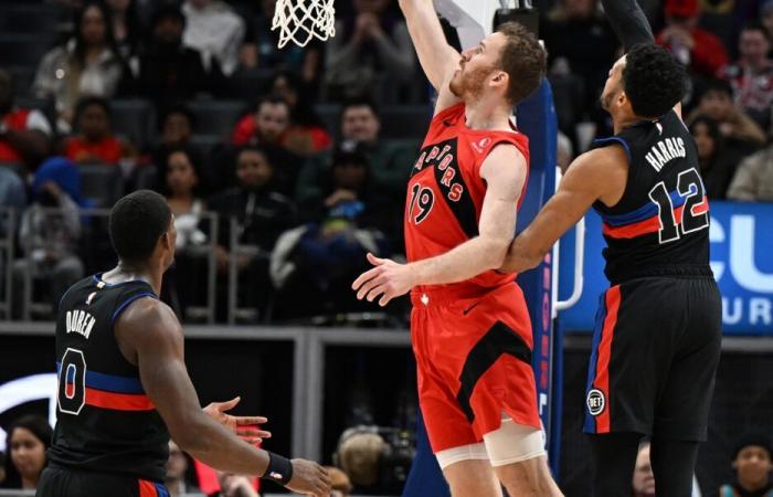 Jakob Poeltl Grabs 13 Rebounds in Raptors’ Win Over Warriors (1/13/25)