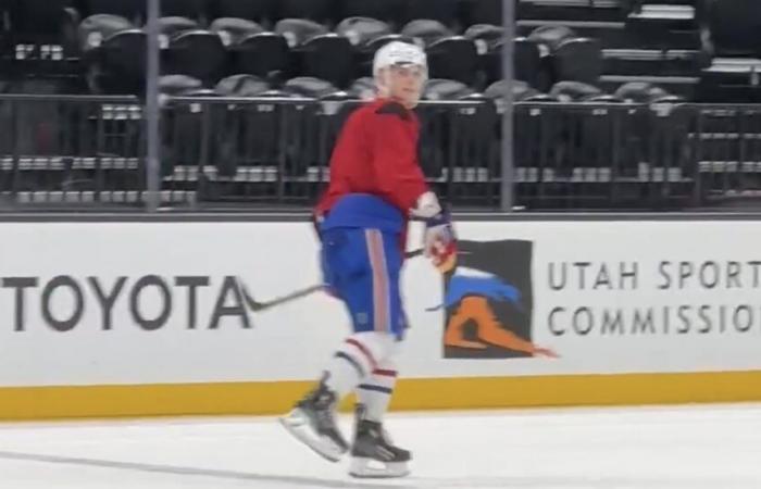 Juraj Slafkovsky has just made an important gesture live from the Montreal Canadiens’ training – Habs Et LNH