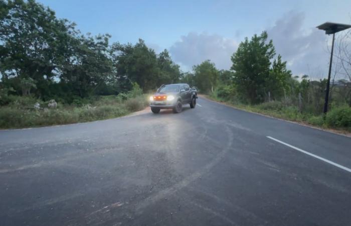 In Kourou, the Wayabo road is finally passable after a year of work