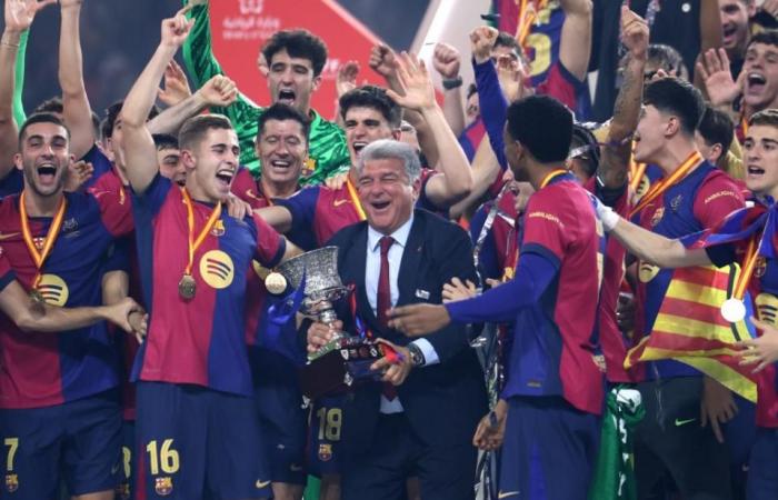 Barcelona board ecstatic after Super Cup win – ‘Without the expulsion we’d score 8’