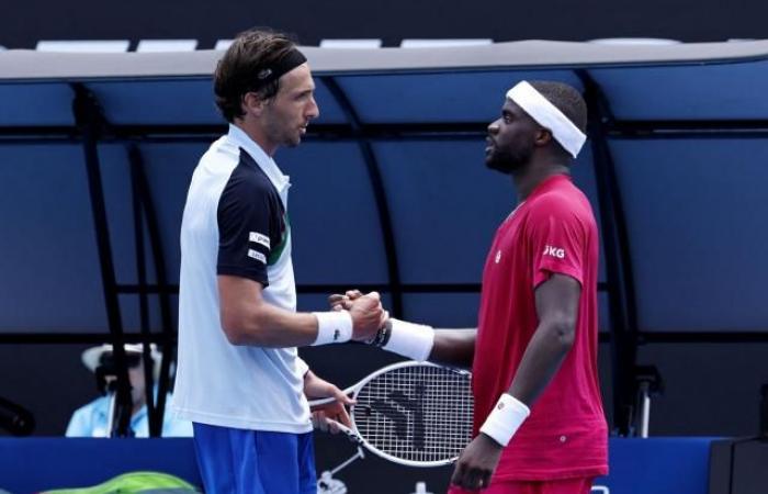 Arthur Rinderknech loses in five sets to Frances Tiafoe in the first round of the Australian Open