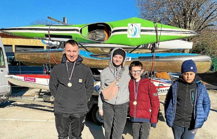 Great performance by Baldivian kayakers at the Morbihan descent departmental