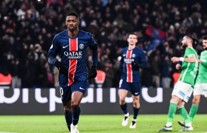 Undefeated, PSG wins against a playful ASSE