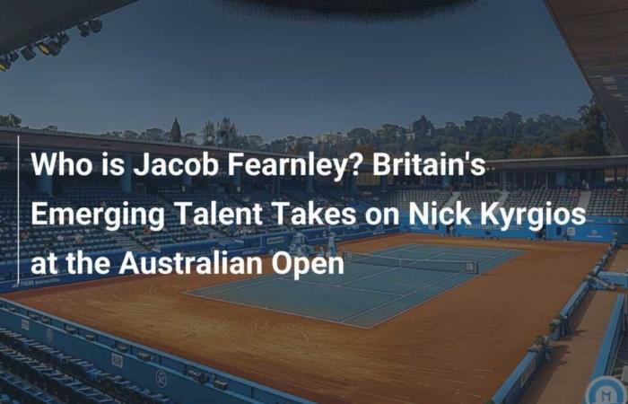 Who is Jacob Fearnley? Young British talent challenges Nick Kyrgios at Australian Open