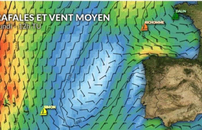 Vendée Globe weather forecast: last tacks to be taken for C.Dalin expected at dawn this Tuesday