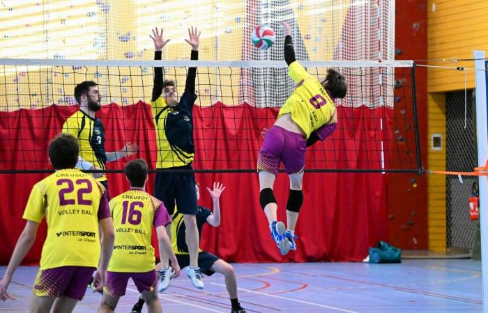 VOLLERY BALL (Pre-national women): A great victory for Le Creusot against Sallins les Bains