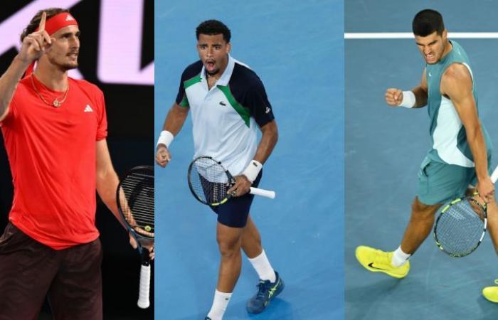 Tennis. Australian Open – Zverev, Alcaraz, Djokovic, 6 Bleus… on Wednesday