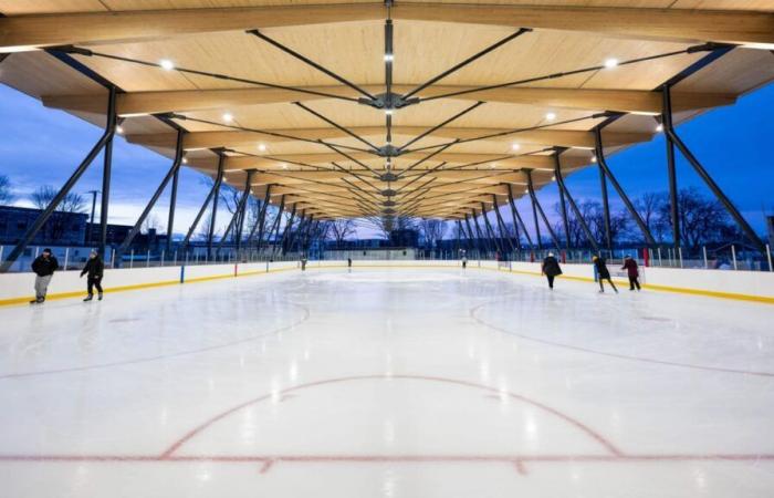 A 15th BLEU BLANC BOUGE ice rink inaugurated in Quebec