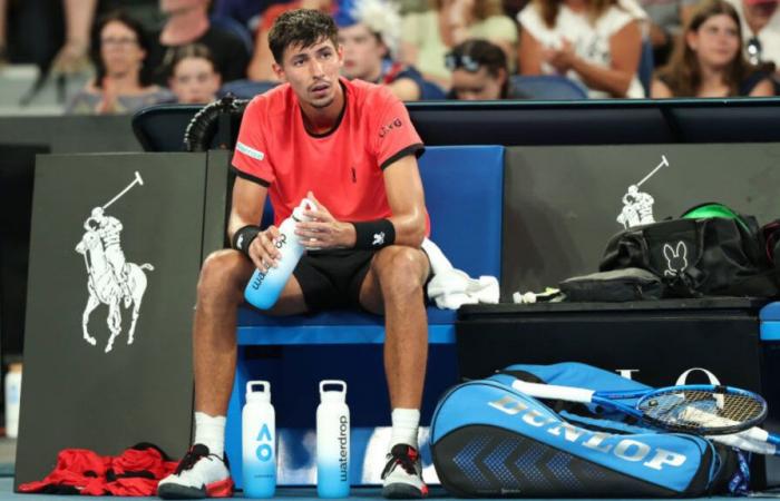 Alexei popyrin result against Corentin Moutet, round one Australian Open match