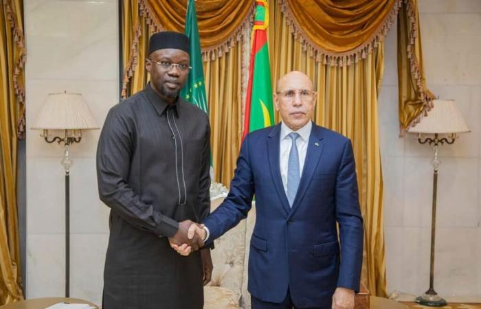 Mauritania-Senegal: Ousmane Sonko received by President El-Ghazouani