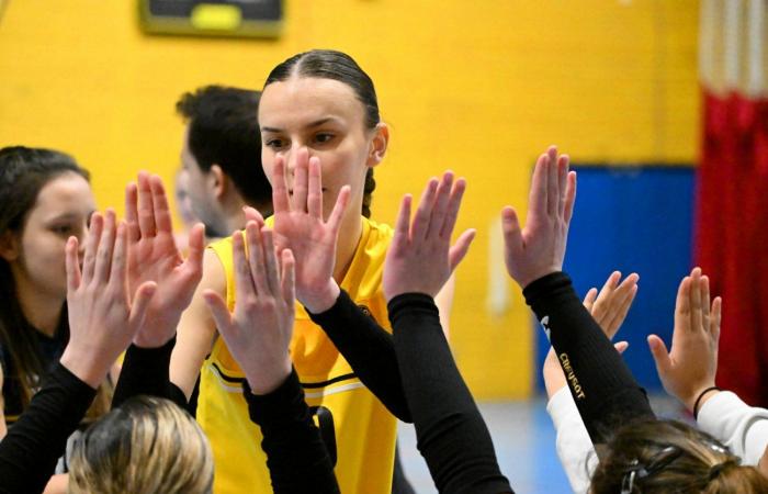 VOLLERY BALL (Pre-national women): A great victory for Le Creusot against Sallins les Bains